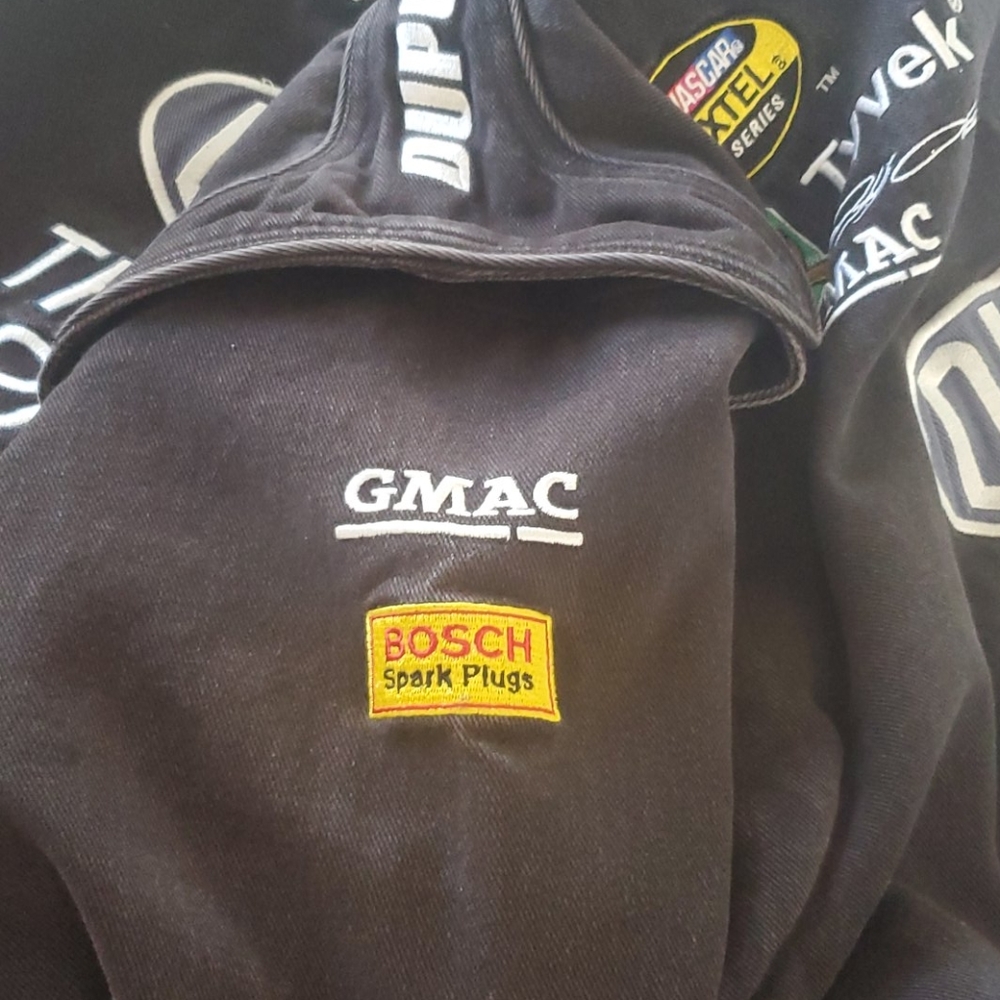 Mens vintage Jeff Gordon all black nascar jacket - Picture 6 of 13
